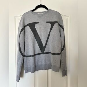 VALENTINO VLOGO SWEATSHIRT SZ M
